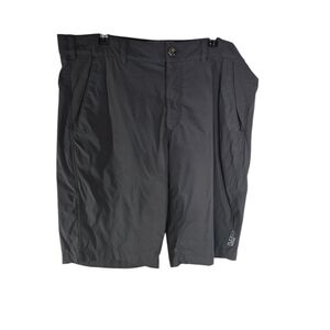 Eddie Bauer travex gray nylon stretch athletic hiking outdoor shorts